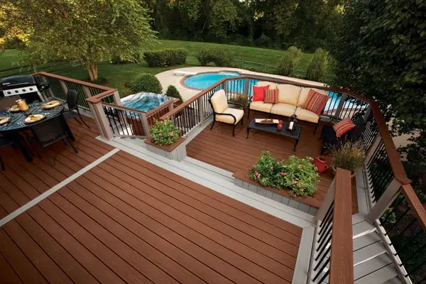 custom decking deck builders near me trex design outdoor living space